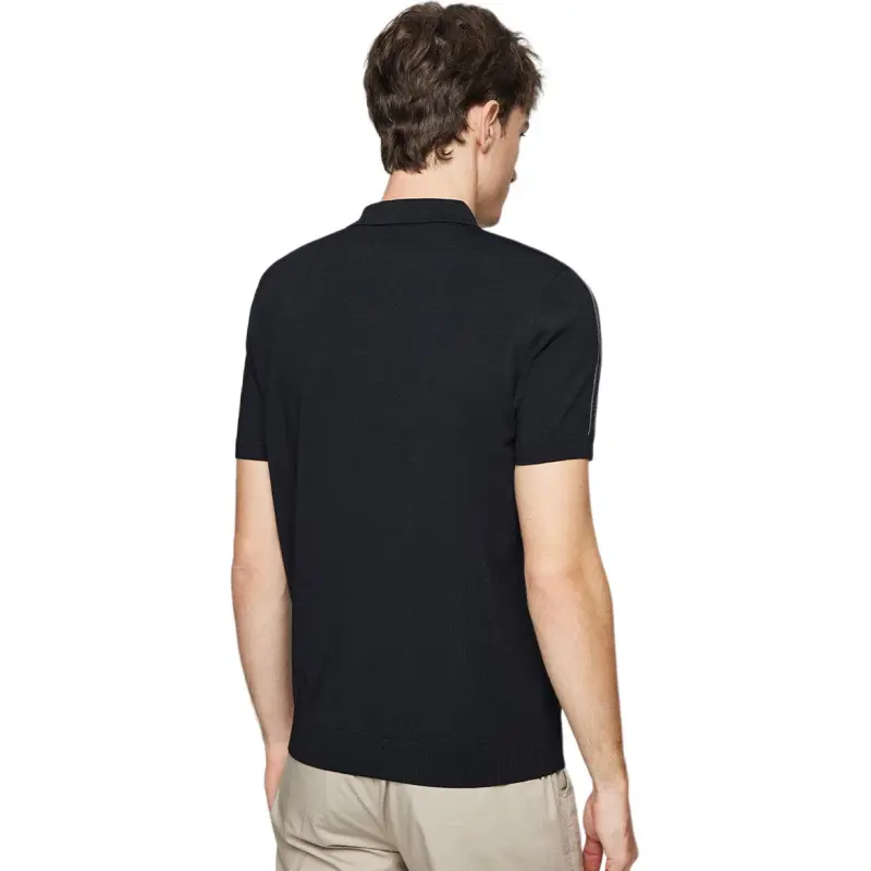 Red bean Polo Shirts Men-7