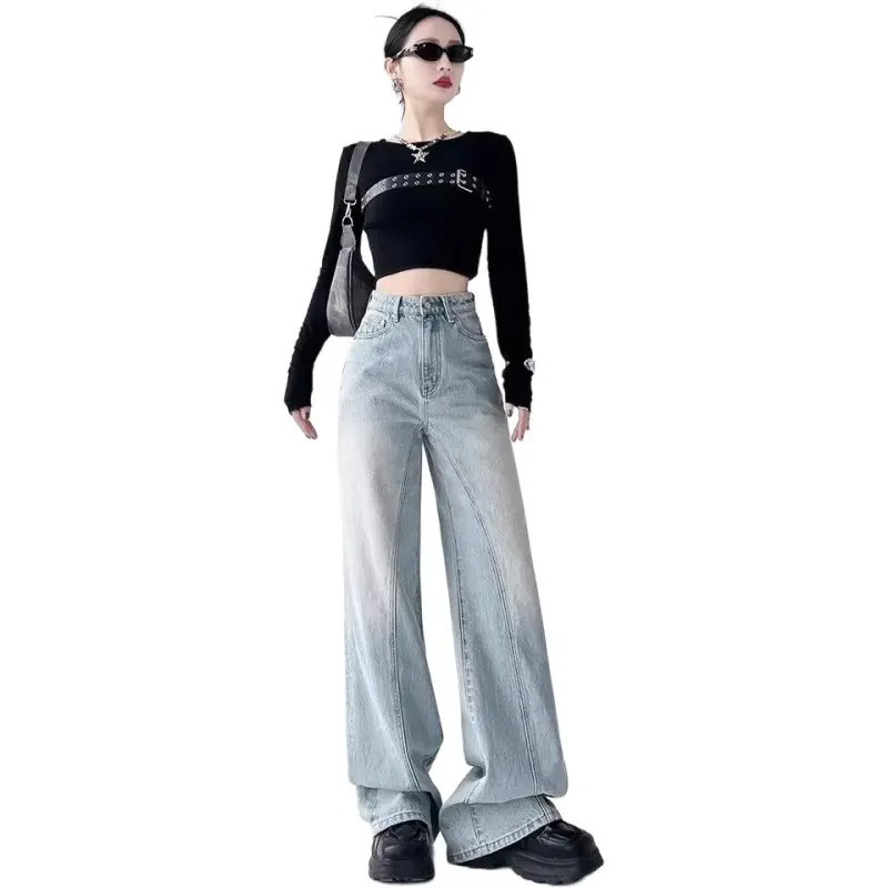 Ordifen Jeans Women's Light Blue-2