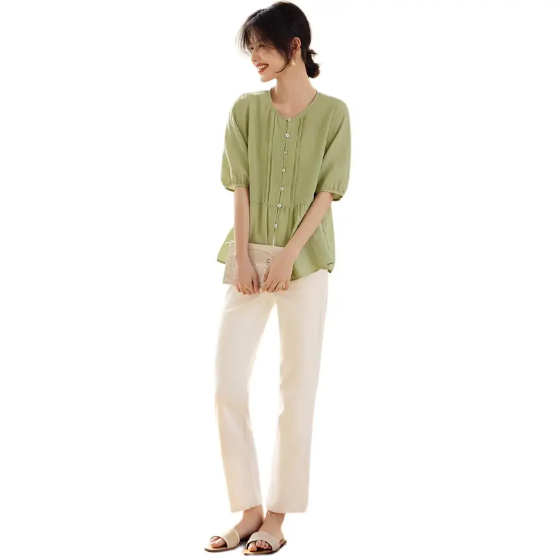 XWI Shirts Women's Matcha Green-1