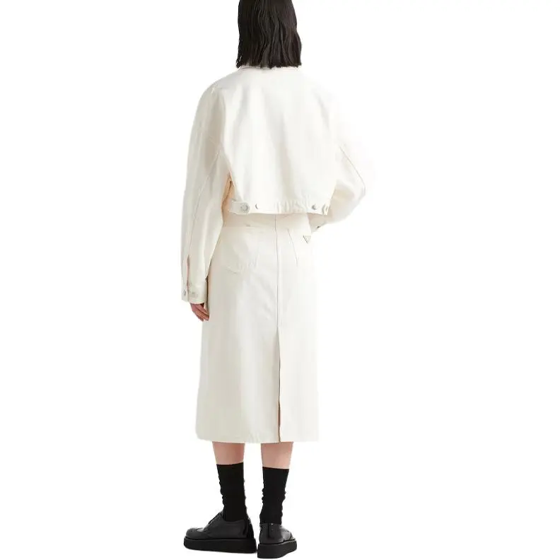 PRADA SS24 Jackets Coats Women's White-3