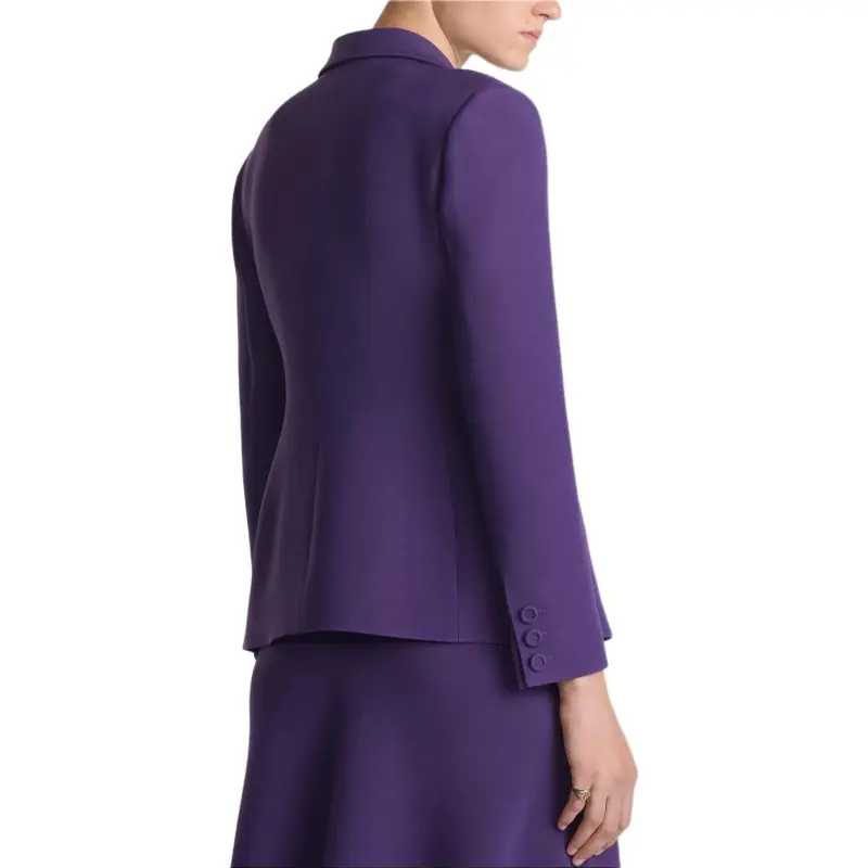 DIOR FW24 Business Suits Coats Women's Purple-3