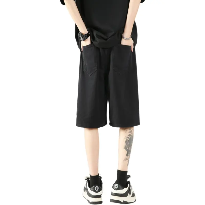 GOODHENLCE Denim Shorts Unisex-1