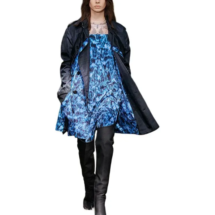 Burberry Trench Coat Women's Black-3