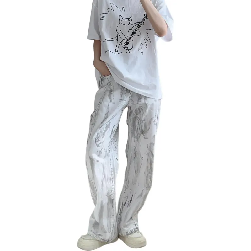 CORNILOT Jeans Unisex White-2