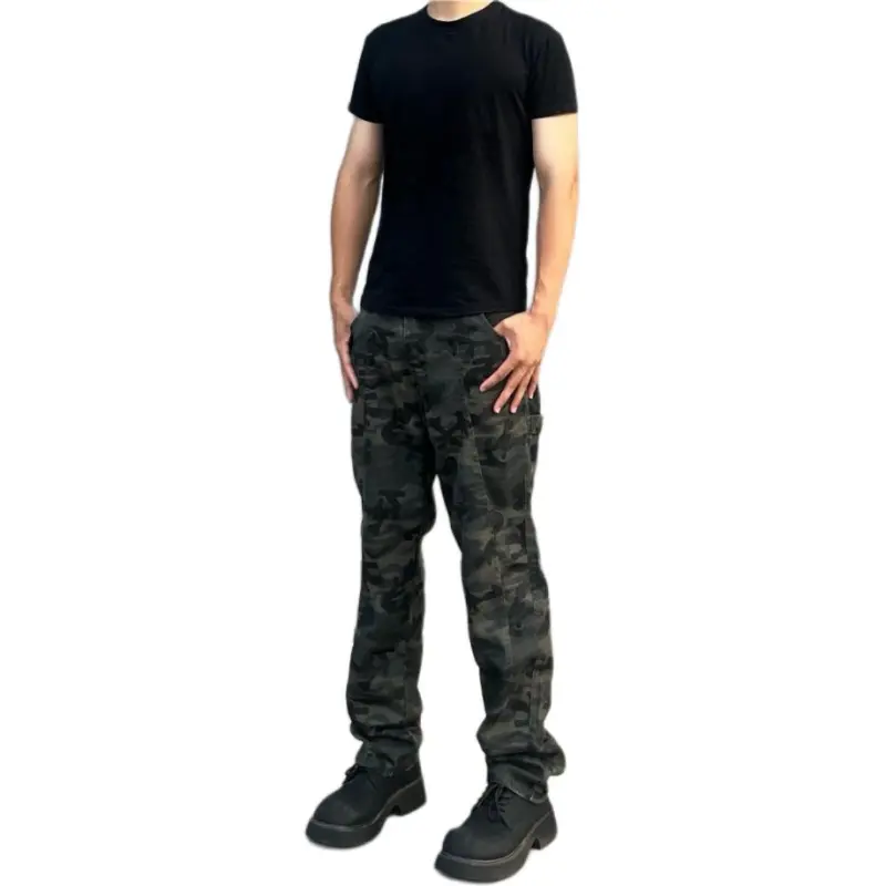 KVIV Jeans Unisex Camouflage [Editor's Recommendation]-6