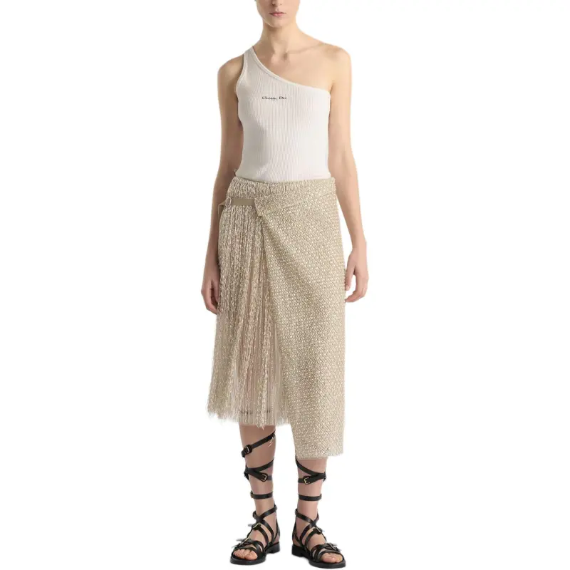 DIOR SS25 Spring Summer Ready to Wear Collection Tank Top Women's White-2