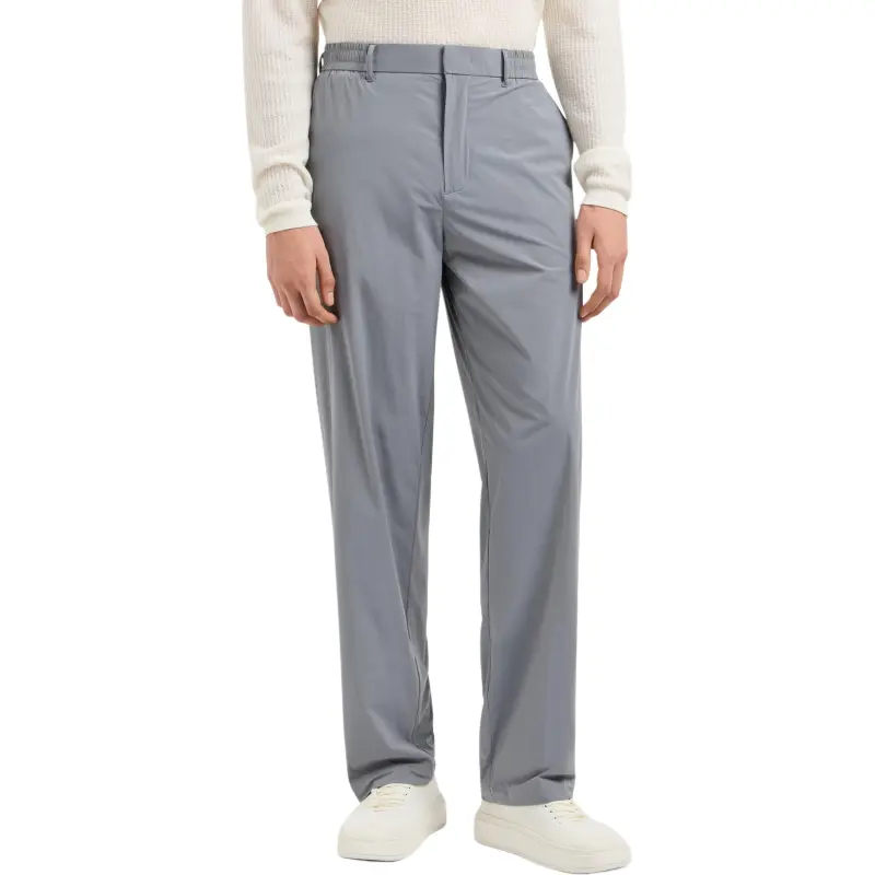 EMPORIO ARMANI Stretch Nylon Trousers With An Elasticated Back-2