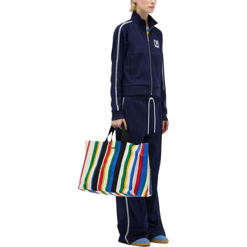MSGM Stripe detail Sweatshirt-3