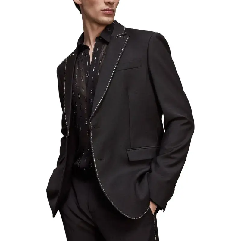 Patrizia Pepe SS25 Jackets & Coats Men's Black-3