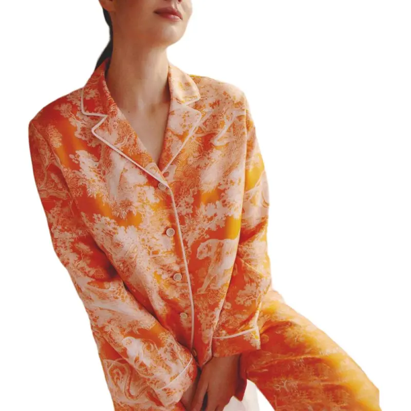 DIOR Quarterly New Products Shirts Women's Orange-3