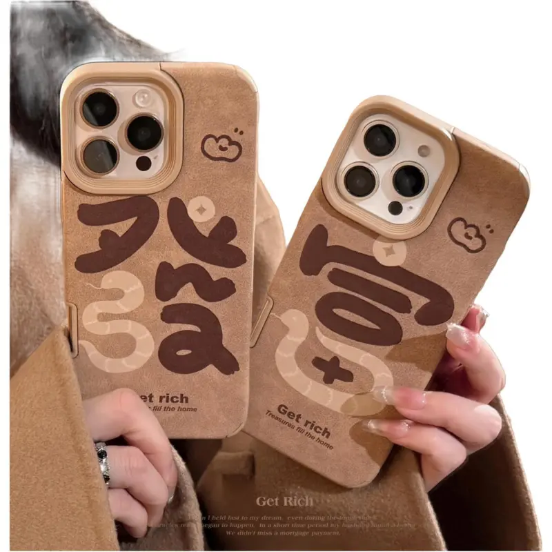 QIZHENG TPU Material Snake Year Zodiac Phone Case Compatible With Apple 16 Pro Max/15/14/13/12/11-1