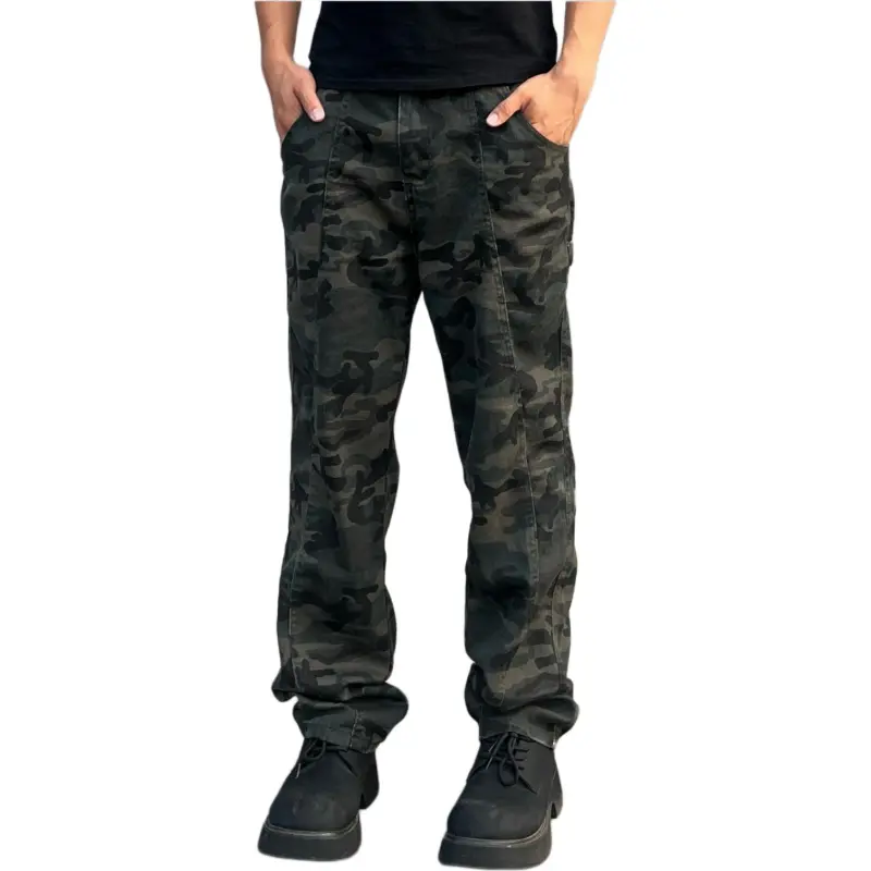 KVIV Jeans Unisex Camouflage [Editor's Recommendation]-3