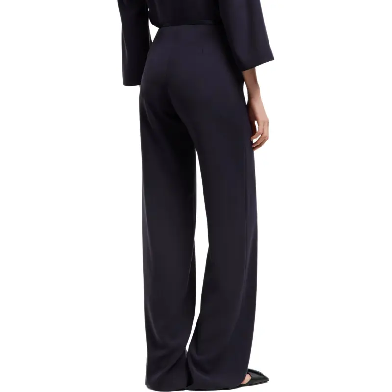 EMPORIO ARMANI Techno Cady Palazzo Trousers-3
