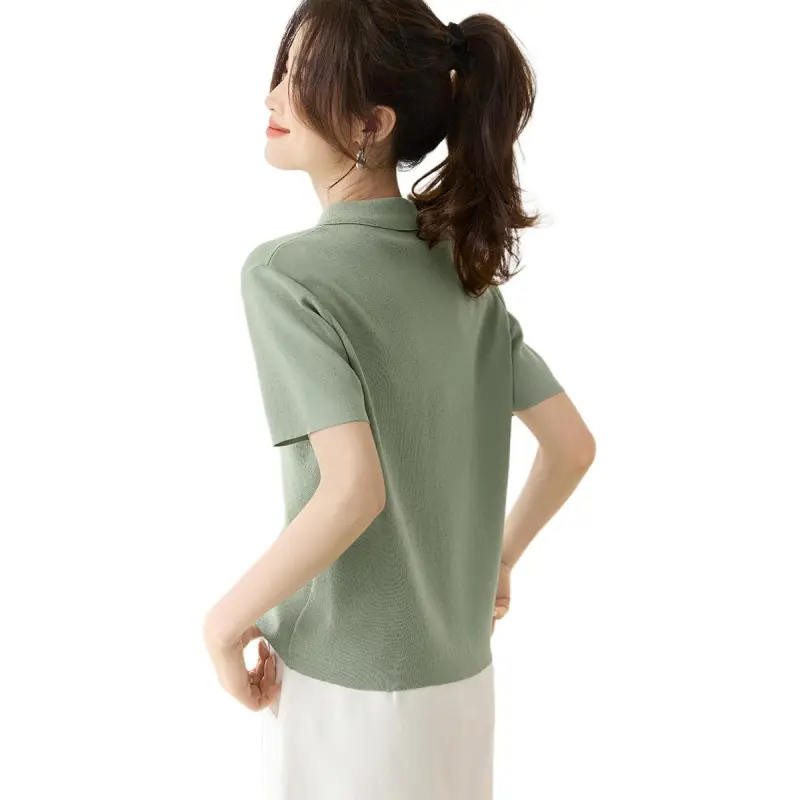 Mo Han Yi Mei Shirt Women's Pea Green-3