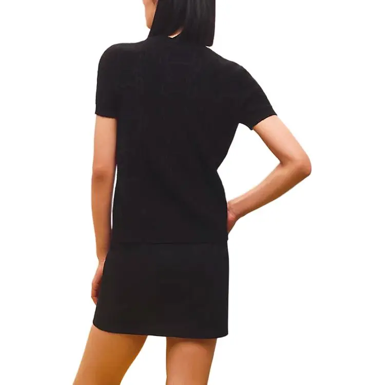 HERMES FW22 Cashmere Sweater Women's Black-2