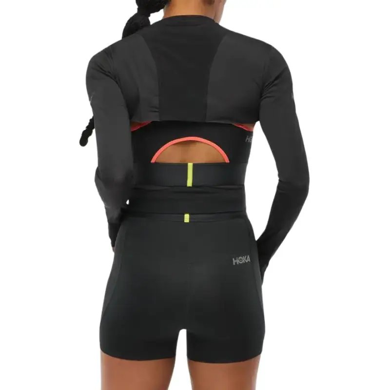 HOKA ONE ONE Race Day Shrug Workout Clothing Women's Black-1