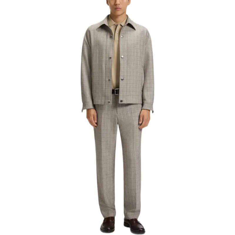 HUGO BOSS POIO Shirt Men's Beige-3