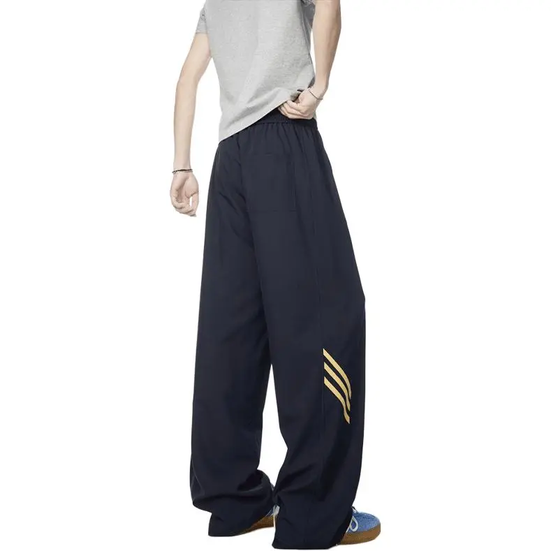 DARK HORSE Casual Pants Unisex Navy Blue-1