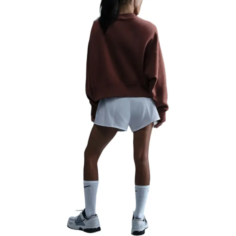Nike Sportswear Phoenix Fleece Sweatshirt Women's Red Tan/Sail-4