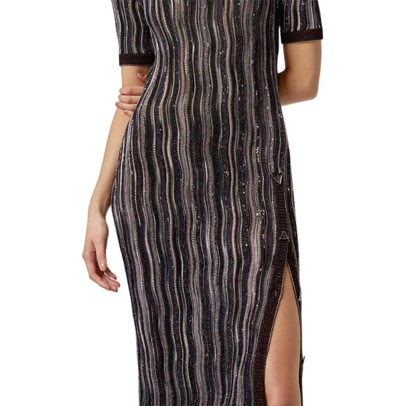 MISSONI FW23 Short-Sleeved Dresses Women's Multicolor-4