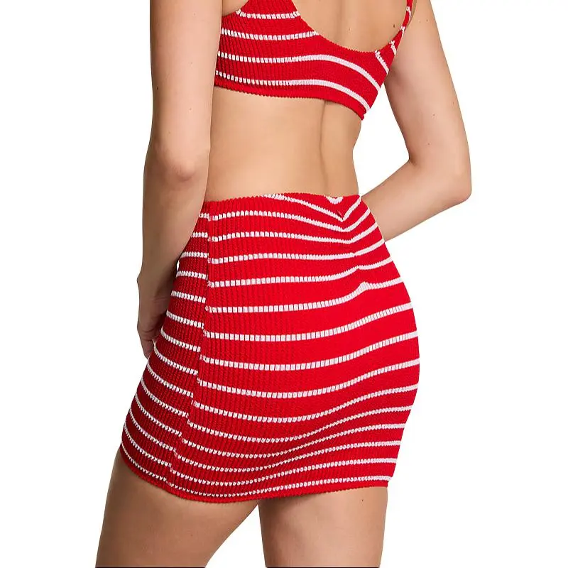 Victoria's Secret Swim Dresses & Skirts Women's Red White Stripes-1