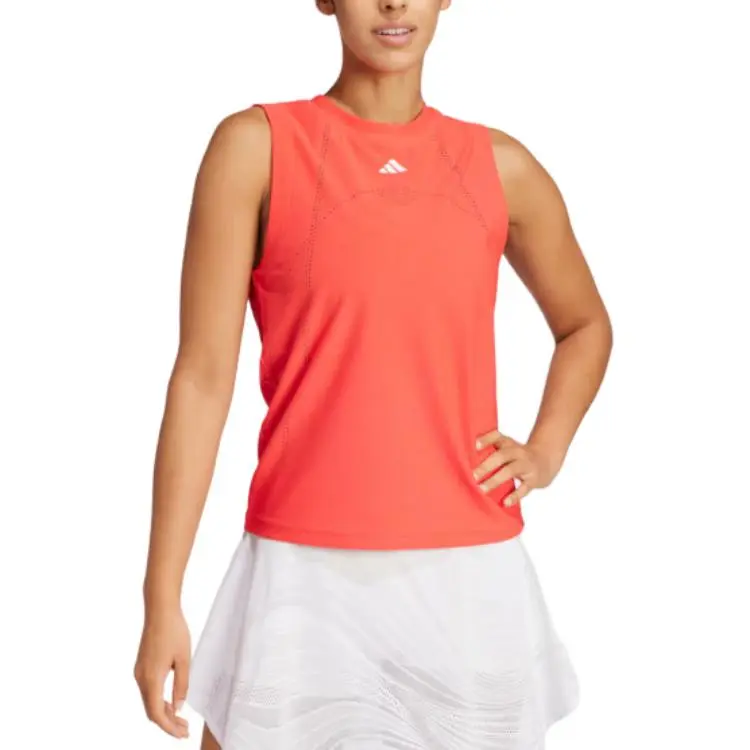 Adidas Free Shipping With AdiClub Tennis Pro Climacool+ Match Tank Top-1