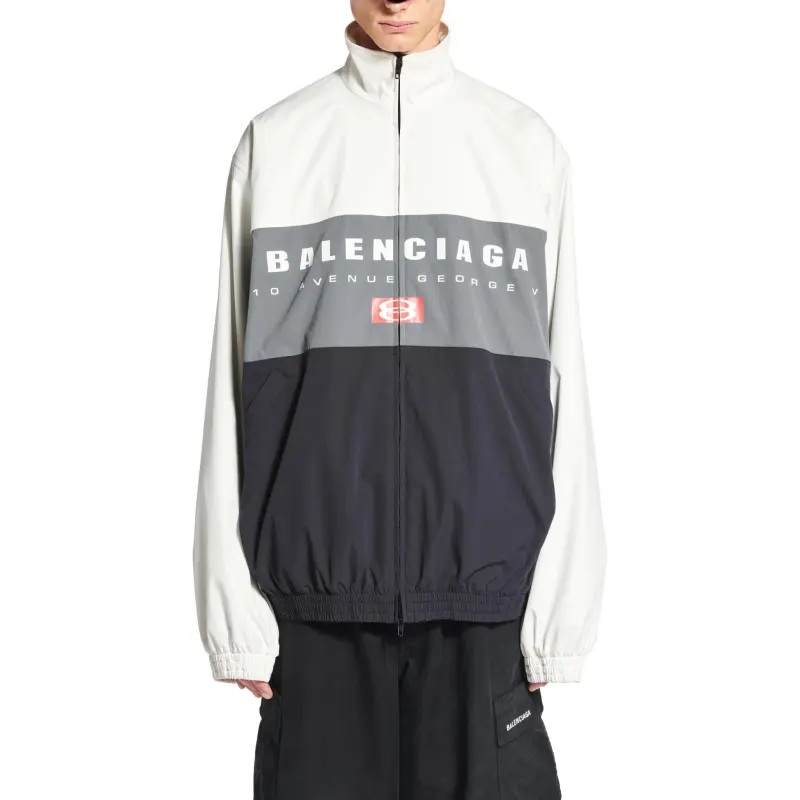 Balenciaga SS25 Jackets & Coats Regular Fit Men's Gray Black-2