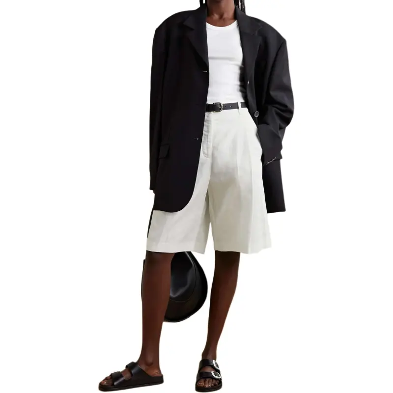 NILI LOTAN Casual Shorts Women's White-1
