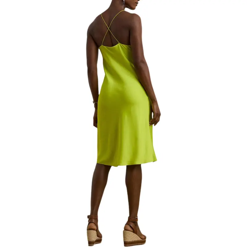 LAUREN RALPH LAUREN Slip Dress Women's Green-2