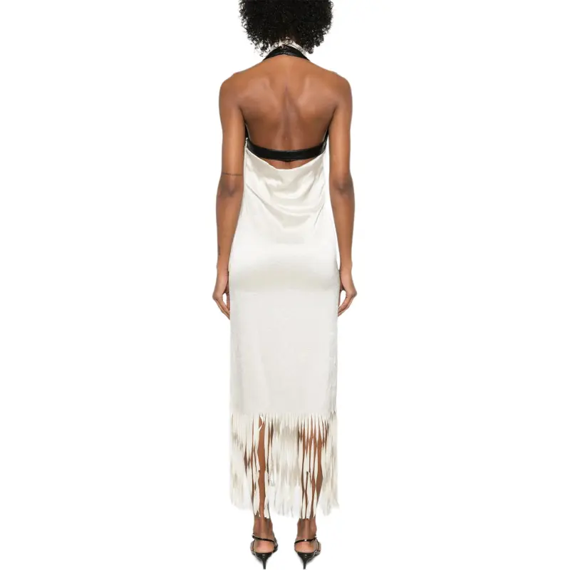 NANUSHKA Fringed Midi Dress-2