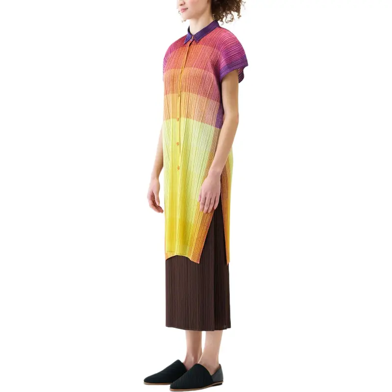 PLEATS PLEASE ISSEY MIYAKE Shirt Women's Yellow-5