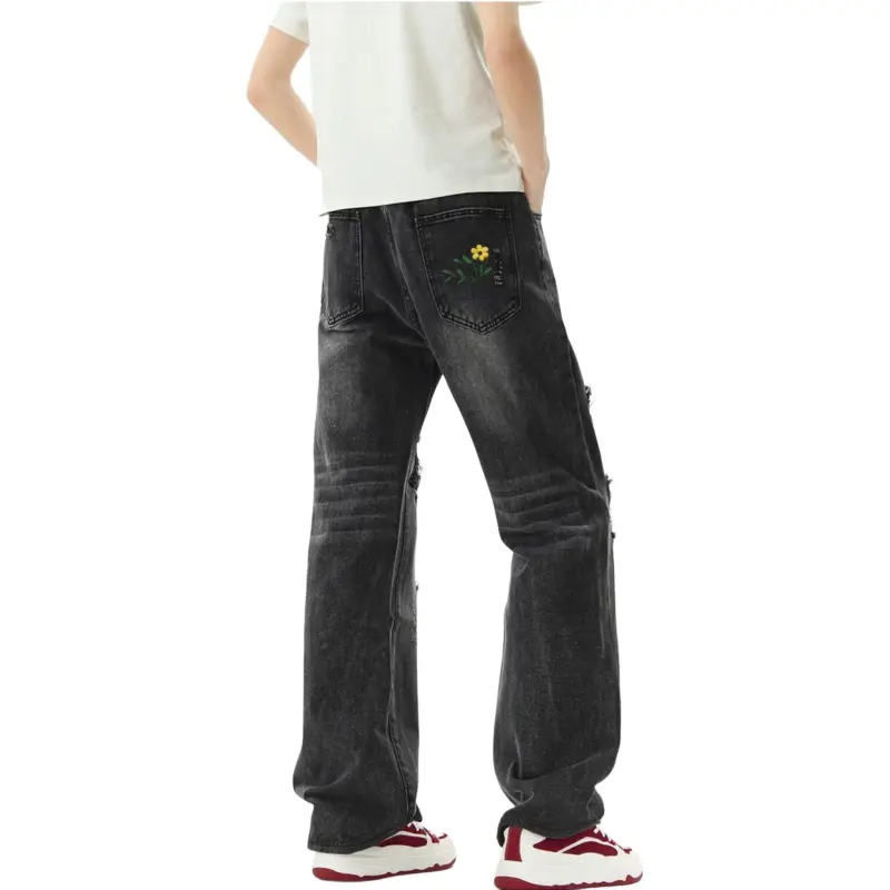 Qnxeey Jeans Unisex-2