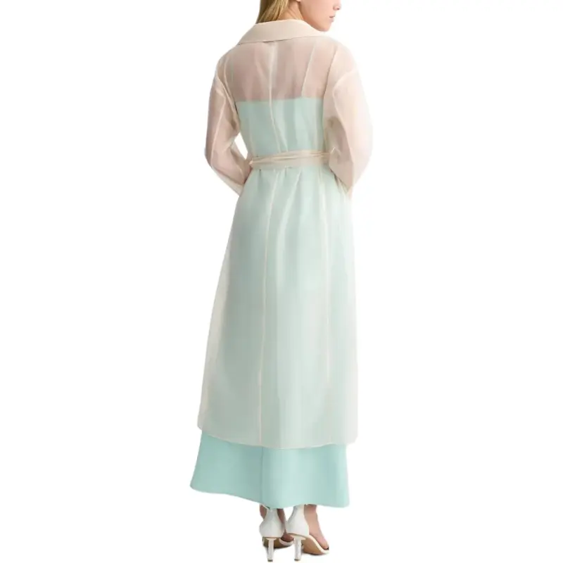LIU·JO Organza Trench Coat-2