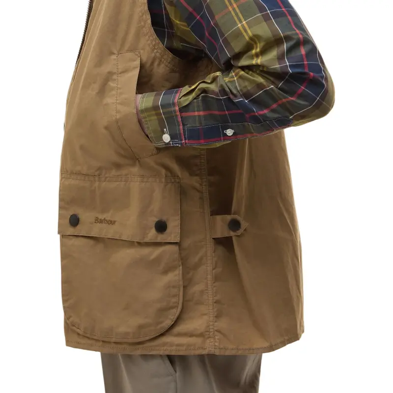 BARBOUR Vests Men Khaki-5