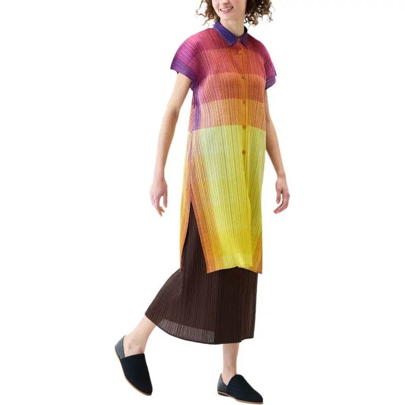 PLEATS PLEASE ISSEY MIYAKE Shirt Women's Yellow-6