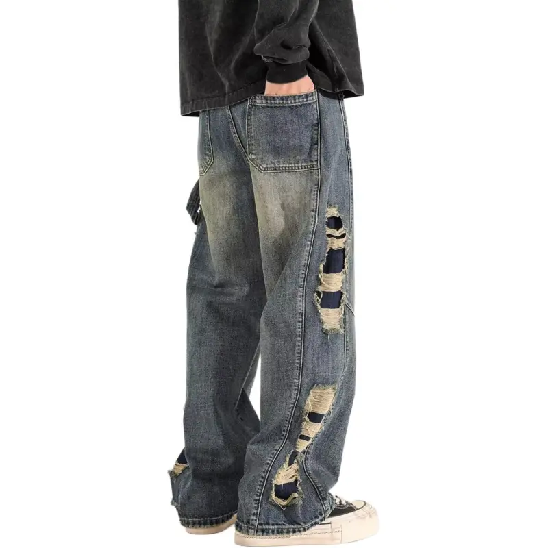 YOFVV Jeans Unisex Blue-1