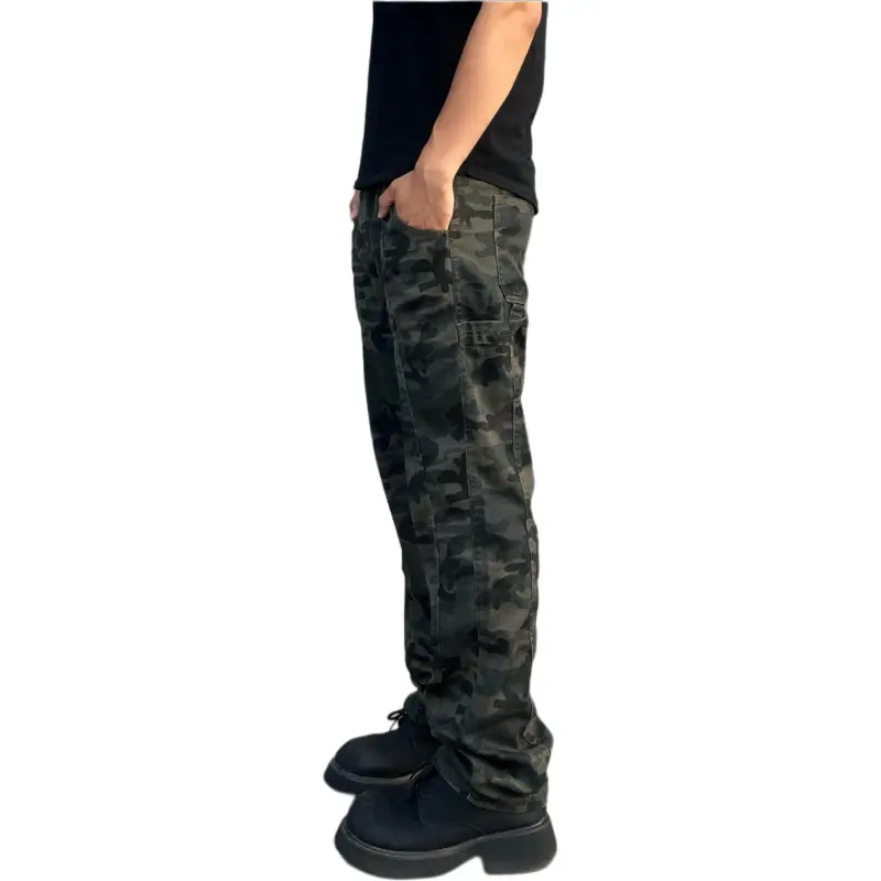KVIV Jeans Unisex Camouflage [Editor's Recommendation]-4