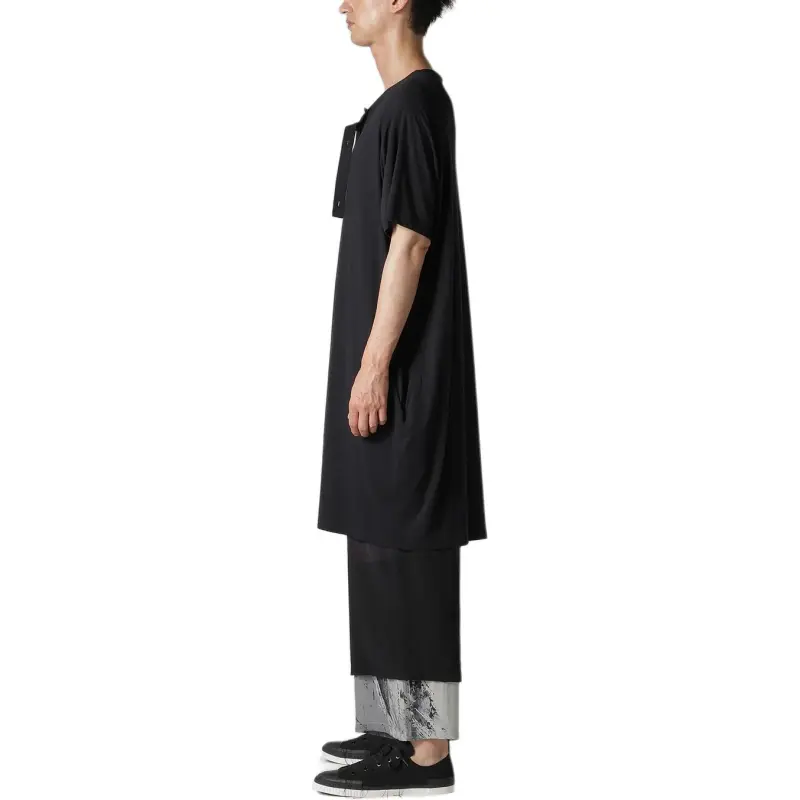 Yohji Yamamoto Pour Homme SS25 T Shirt Men's Black-4