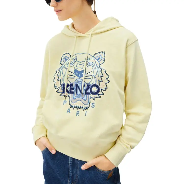 KENZO Classic Tiger Head SS22 Sweatshirt Women's Light Umber-3