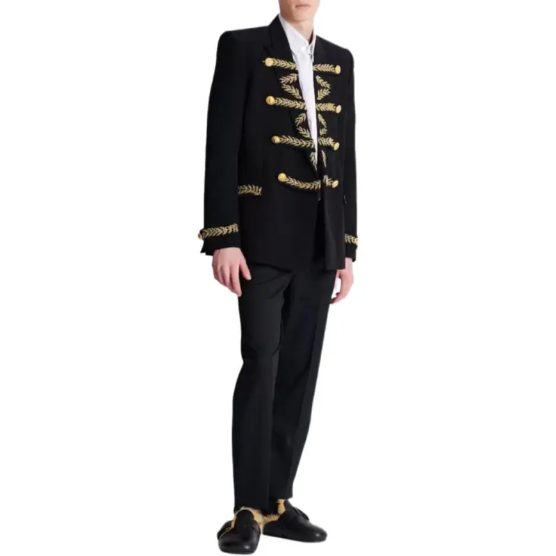 BALMAIN SS25 Jackets & Coats Men's Black-3