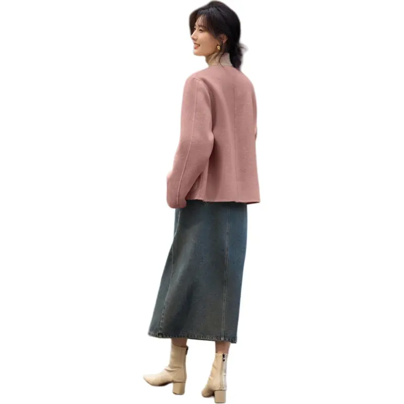 XWI Coats Women's Pastel Pink-1