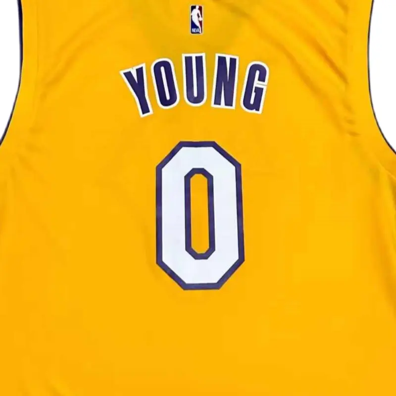 Adidas x NBA Basketball Jersey Unisex Yellow-3