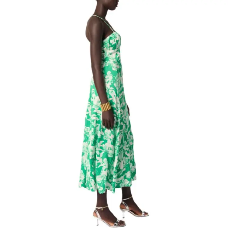 Maje Floral print Midi Dress-3