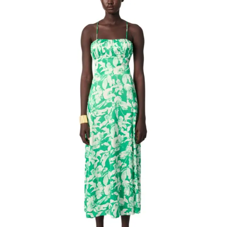 Maje Floral print Midi Dress-1