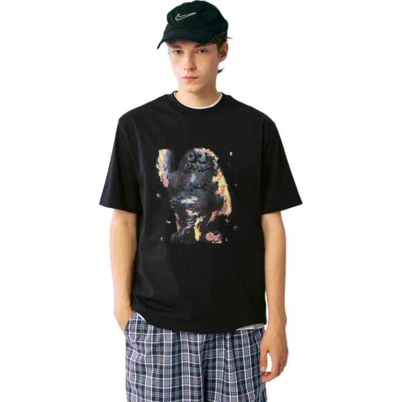 MYSAMESAME T Shirts Unisex Black-1