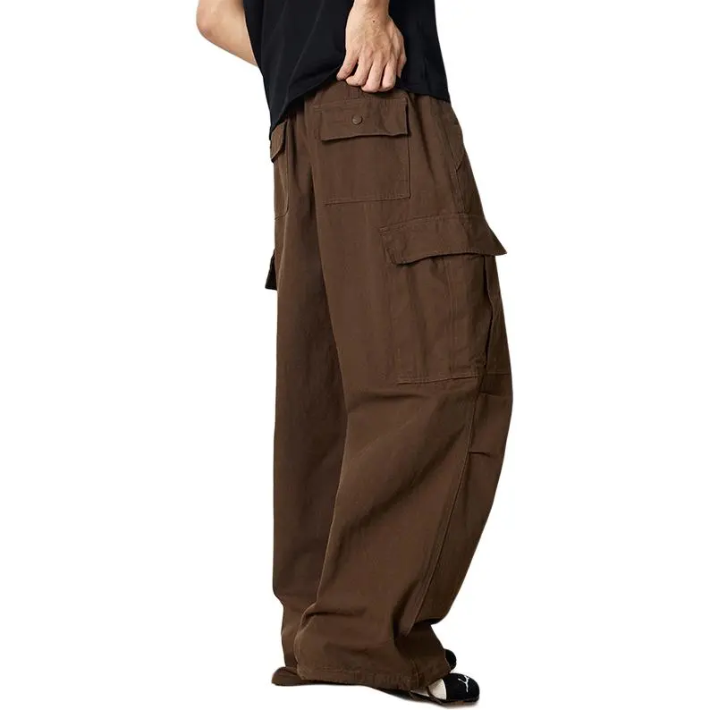 GTRG Casual Pants Unisex Brown-1