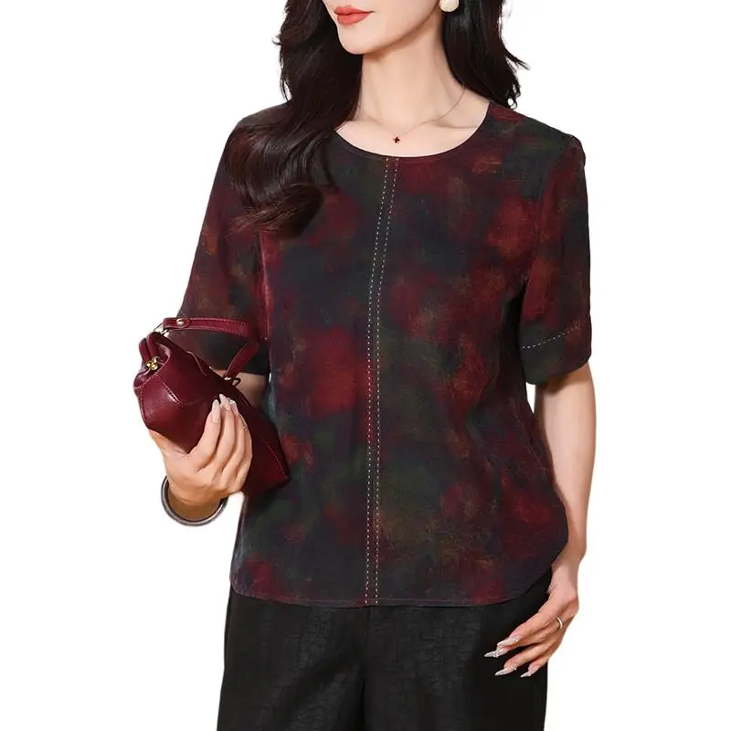 Yi Mengyuan Silk Shirt Women's Image Color-1