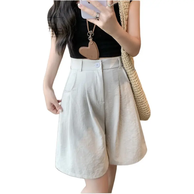 Mu Xiao Xin Denim Shorts Women's-13