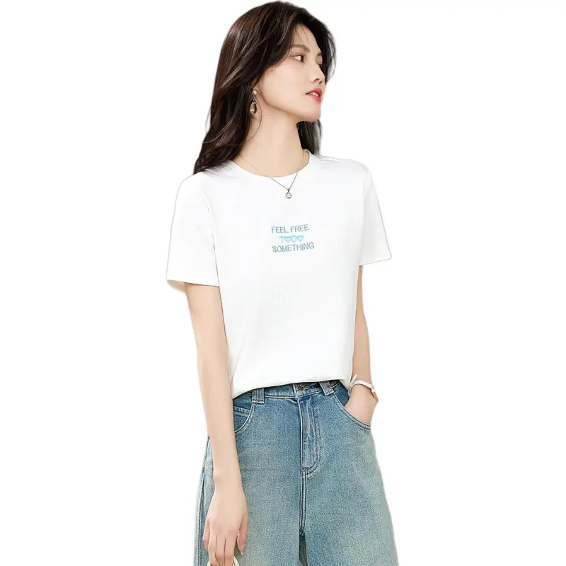 Still quiet T Shirts Women's White-1