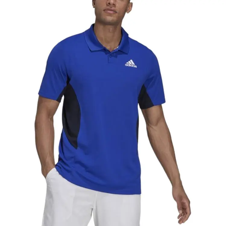 Adidas TennisAEROREADY Polo Shirt Men's Cobalt Blue/White-1